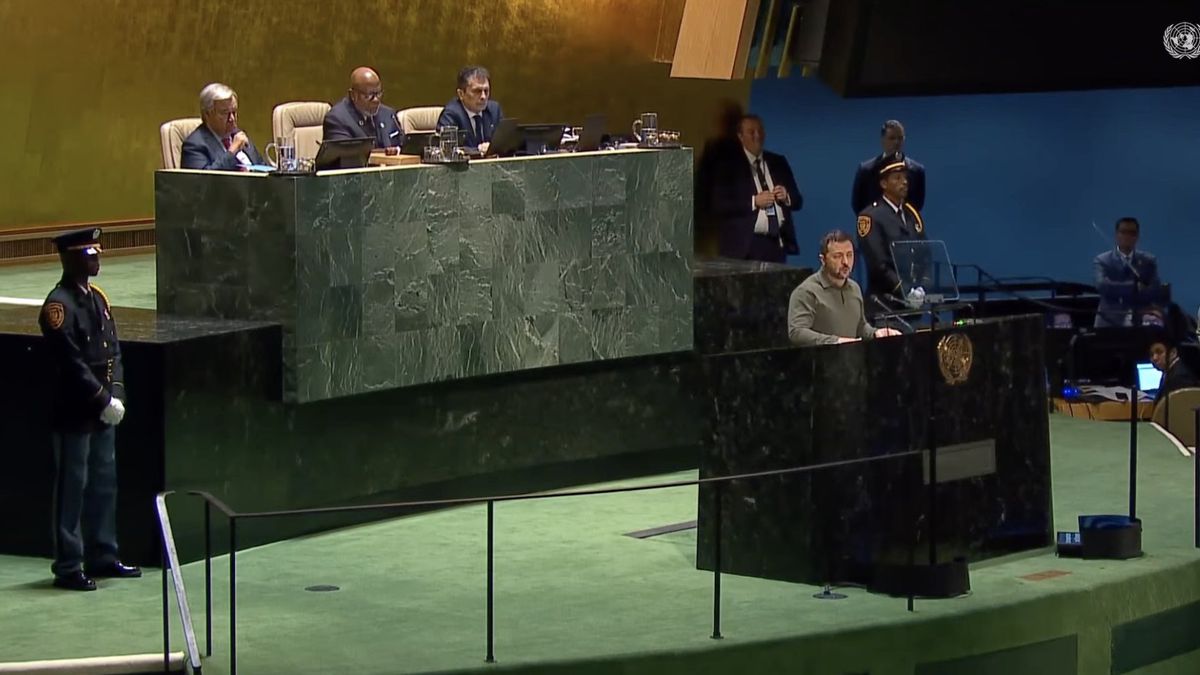 At the UN General Assembly, President Zelensky Calls on the World to Stop Russian Aggression