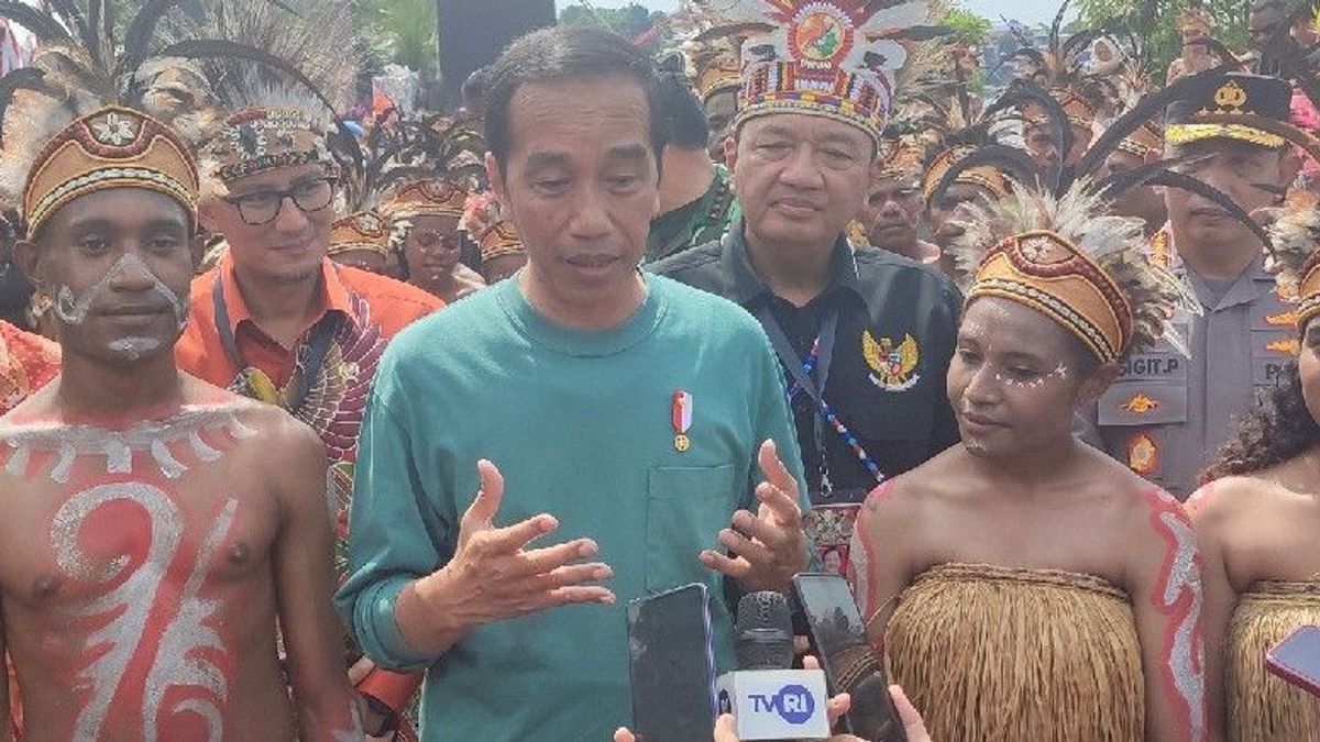 President Jokowi Calls The Potential Of Creative Industries In Papua Very Large