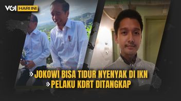 VOI Hari Ini: Jokowi Sudah Bisa Tidur Nyenyak di IKN, Suami Cut Intan Nabila Ditangkap Polisi