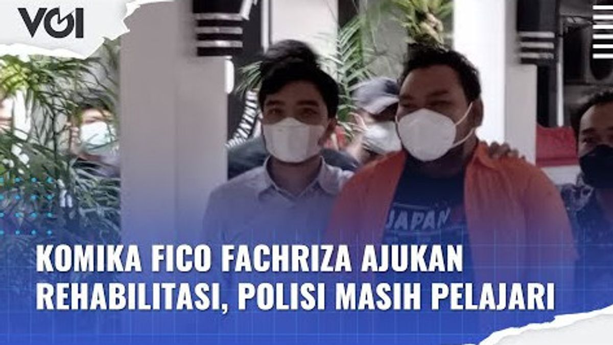 VIDEO: Komika Fico Fachriza Ajukan Rehabilitasi, Polisi Masih Pelajari