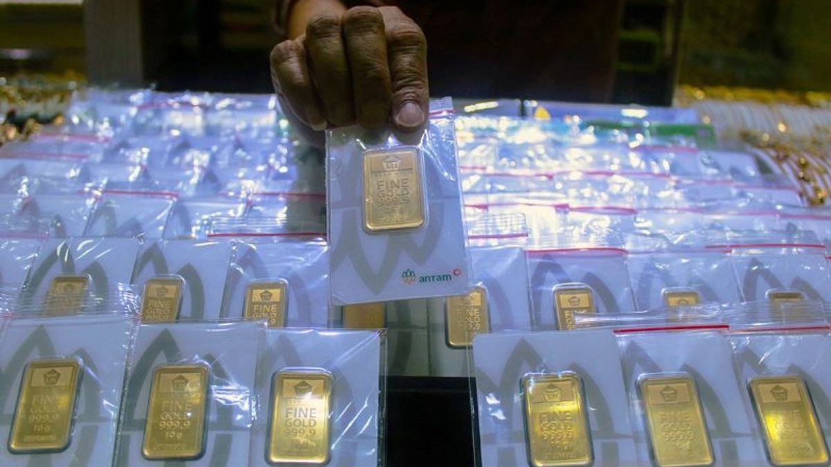 L’augmentation de Rp3,000, le prix de l’or d’Antam à Rp1139,000 par kilogramme