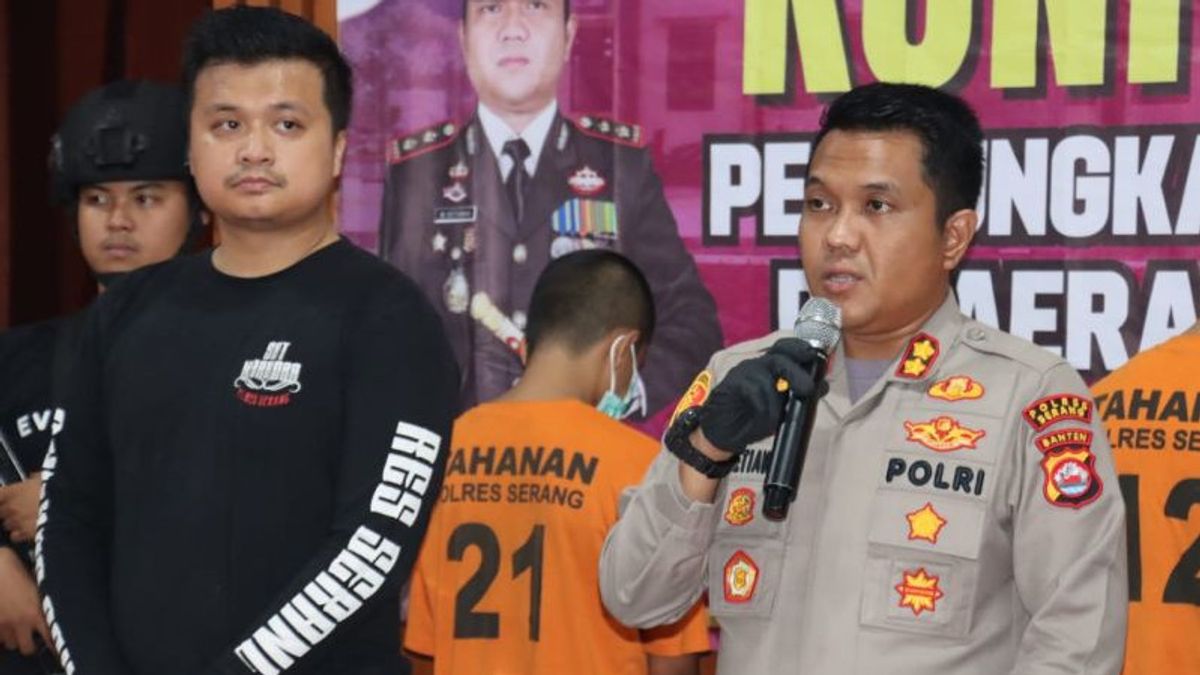 Returning To 'Tempel' Of Langganan Orders For Methamphetamine, 2 Dealers In Serang Arrested By Police