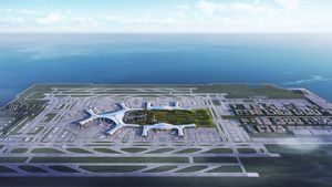 China Builds World's Largest Airport On Artificial Island