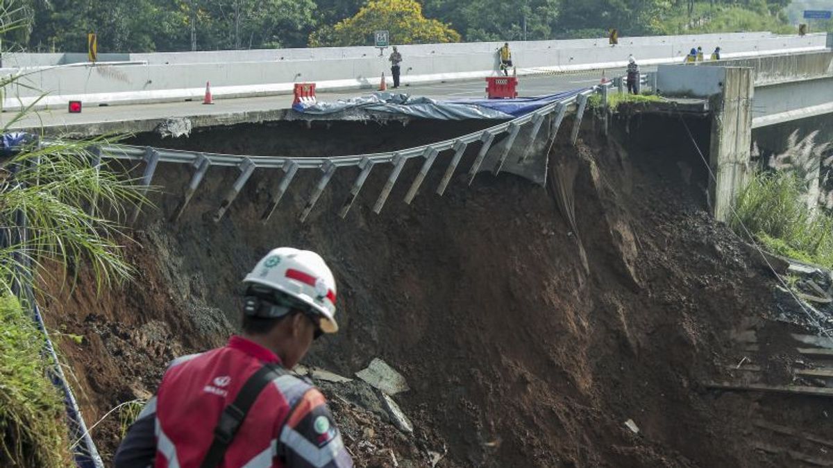 BRIN研究人员怀疑排水在Bocimi收费公路上引发山体滑坡的不有效