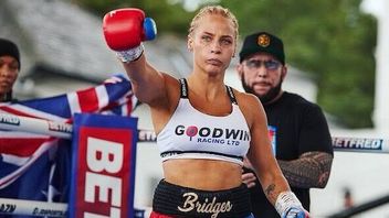 Firm! Boxer Ebanie Bridges 'Shut Up' Dina Thorslund, Calls Himself A Real Blondie Bomber