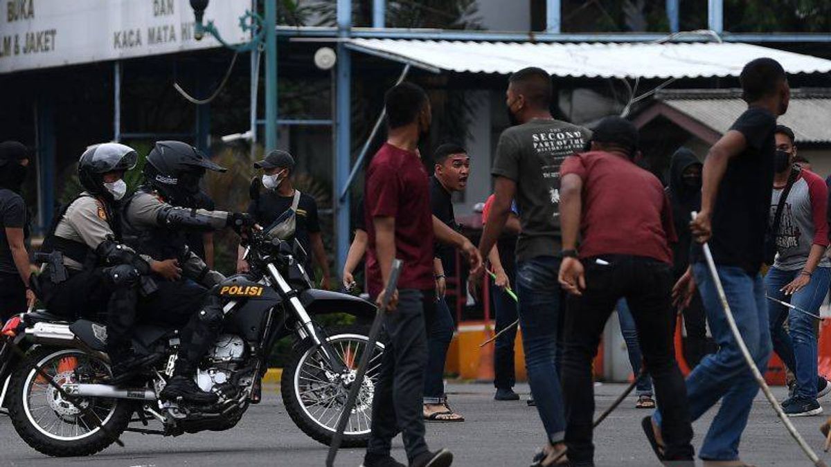 Conflit inter-Gangster à Semarang, 1 personne décédée dans l’estomac