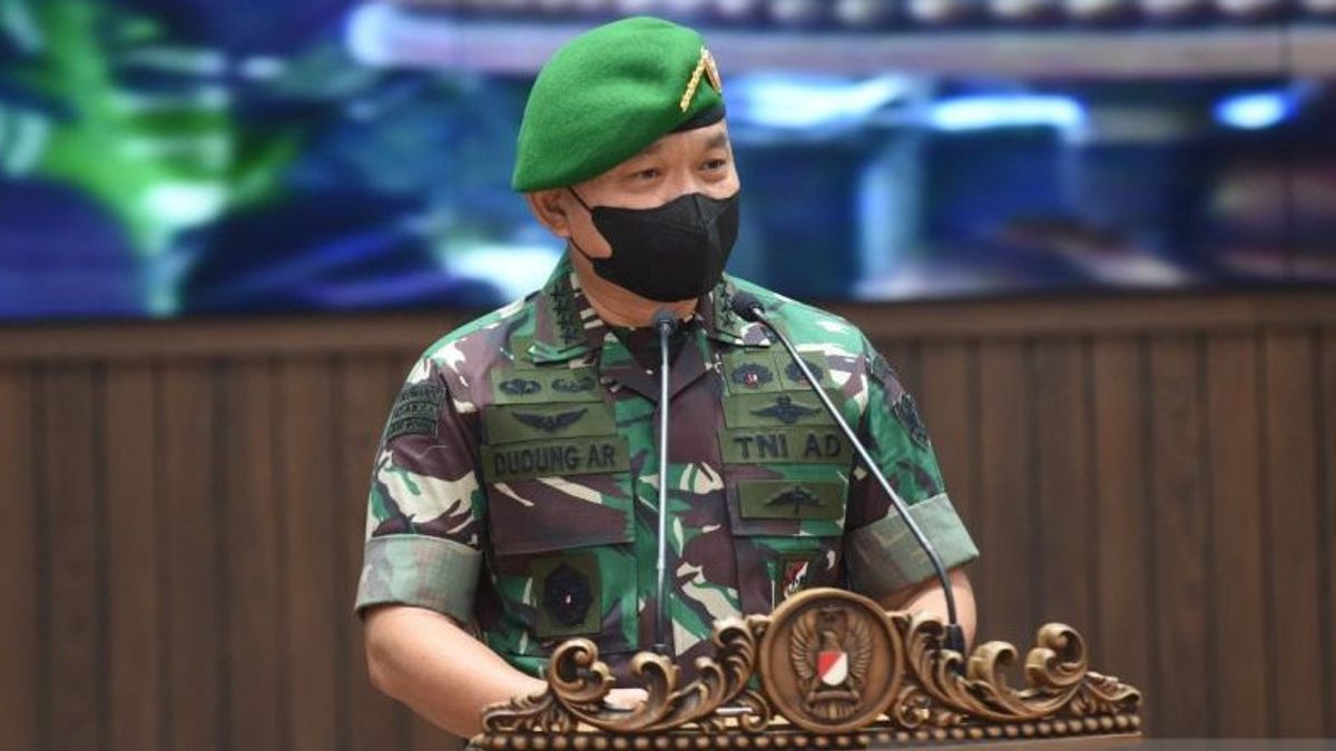 '<i>Old Soldiers Never Die, They Just Fade Away</i>', Ucap KSAD Dudung di Depan Purnawirawan TNI AD