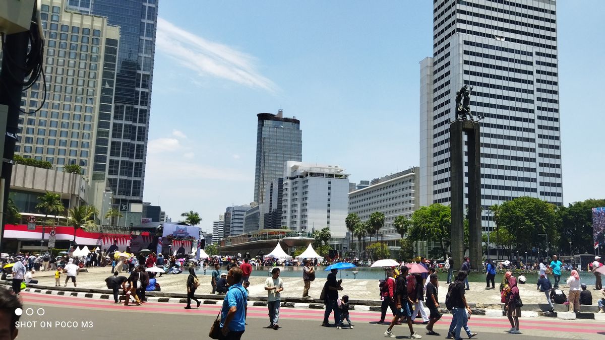 Prabowo's Speech Invited A United Political Elite, Thousands Of People At The HI Roundabout Were Noisy And Applause