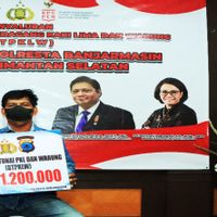 Senangnya PKL di Banjarmasin Dapat Bantuan Tunai dari Presiden Jokowi