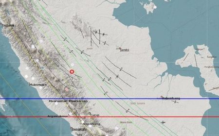 Gempa Magnitudo 4,3 Terjadi di Merangin Jambi, Warga Merasakan Getaran