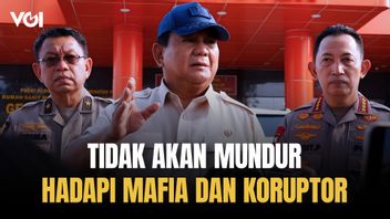 普拉博沃·苏比安托(Prabowo Subianto)毫不犹豫地保卫人民,不退缩黑手党和腐败分子