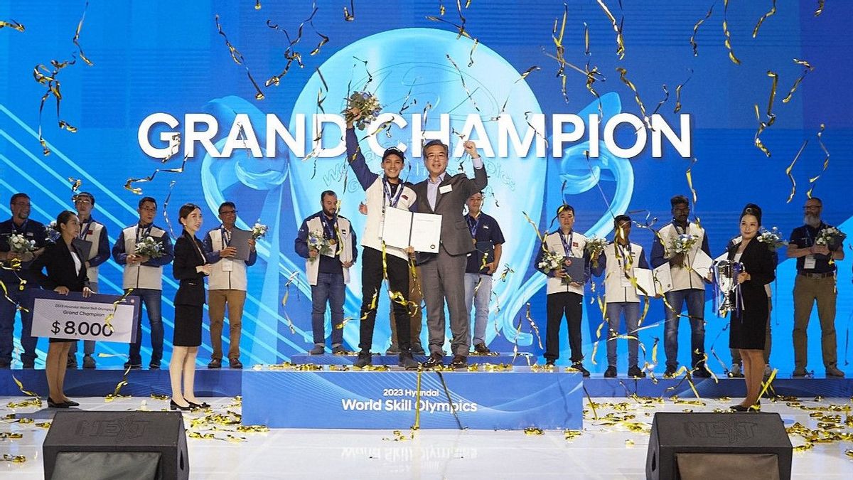 Proud, Mechanics From Indonesia Named The Winner Of The Hyundai World Skill Olympics 2023 In South Korea