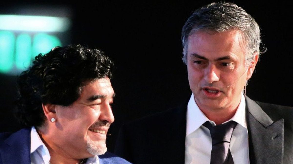 Jose Mourinho Ungkap Hubungannya dengan Diego Maradona