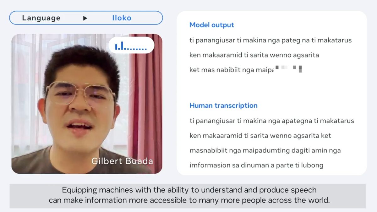 Meta Memperkenalkan AI yang Bisa Transkrip Ucapan ke Teks dalam 4.000 Bahasa