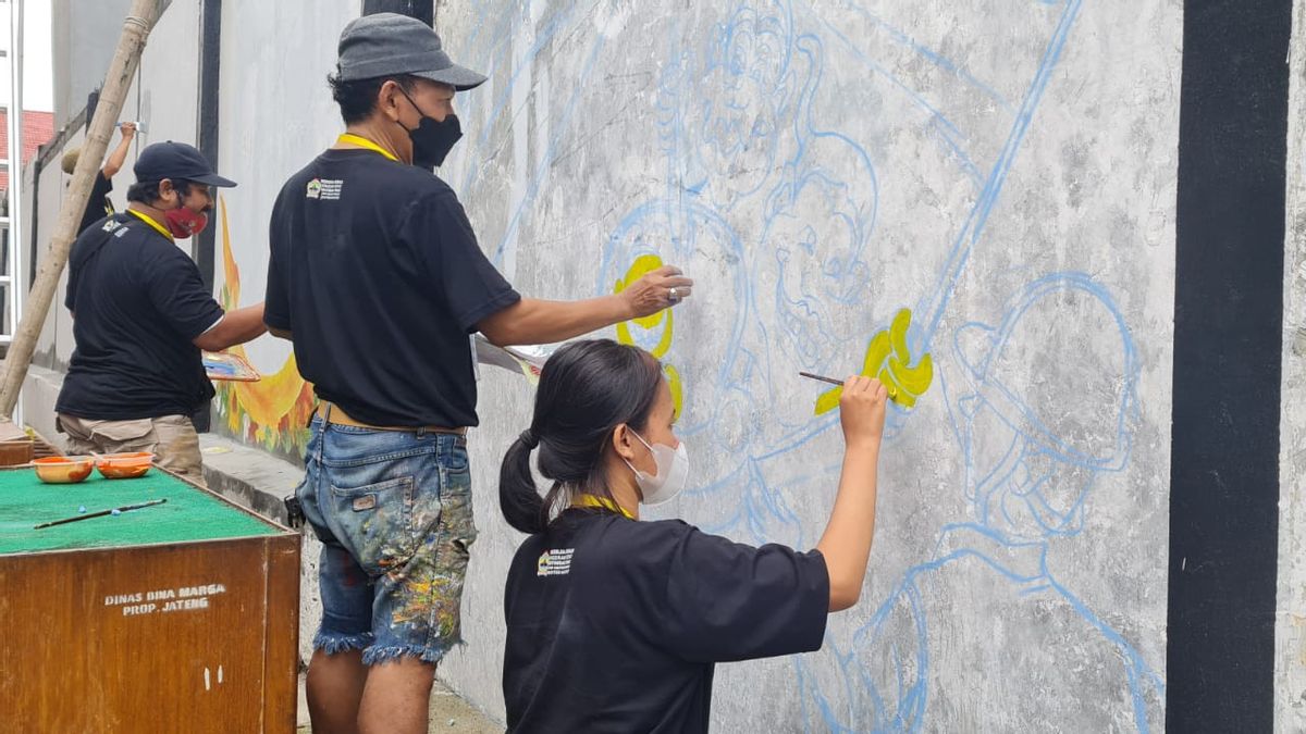 Jateng Bikin Lomba Mural Nasional Tema Pembangunan Infrastruktur Jateng