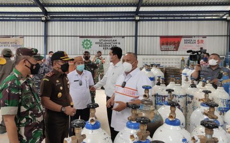 Antisipasi Omicron, Gubernur Gorontalo Cek Ketersediaan Tabung Oksigen