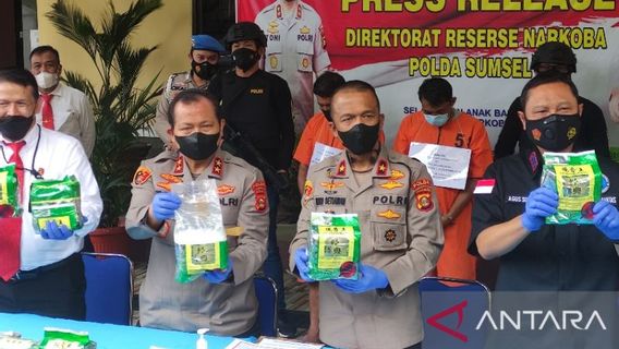 Polda Sumsel Berhasil Ringkus 44 Pengedar Narkoba Antarprovinsi pada Pekan Pertama Februari