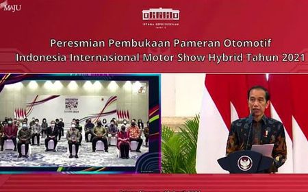 Buka IIMS Hybrid 2020, Jokowi Ingin Dongkrak Kapasitas Produksi Otomotif Nasional