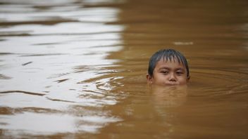Inondations Jakarta De Temps En Temps