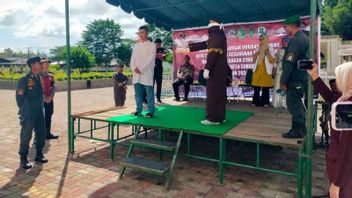 Pezina di Simeulue Aceh Dihukum Cambuk 100 Kali