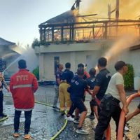Agung Restoran Nusa Dua Terbakar, Penyebab Api Diselidiki Polisi