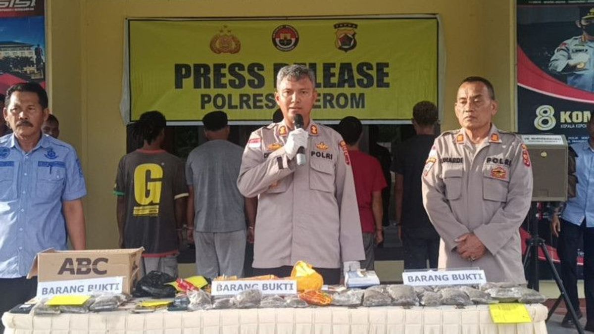 Polres Keerom Amankan 5 Orang yang Terlibat Kasus Narkoba