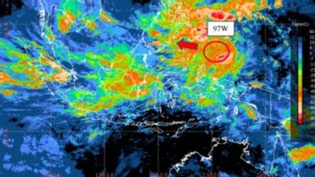 Bibit Siklon 97W di Laut Filipina Bisa Pengaruhi Cuaca Indonesia