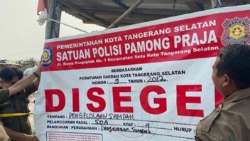 Spreading Bau Busuk To Residents' Settlements, Tangsel City Government Closes Illegal TPA In East Ciputat
