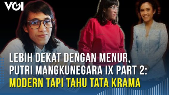 VIDEO: Menur yang Moderen Tapi Tetap Tahu Tata Krama dan Budaya Mangkunegaran