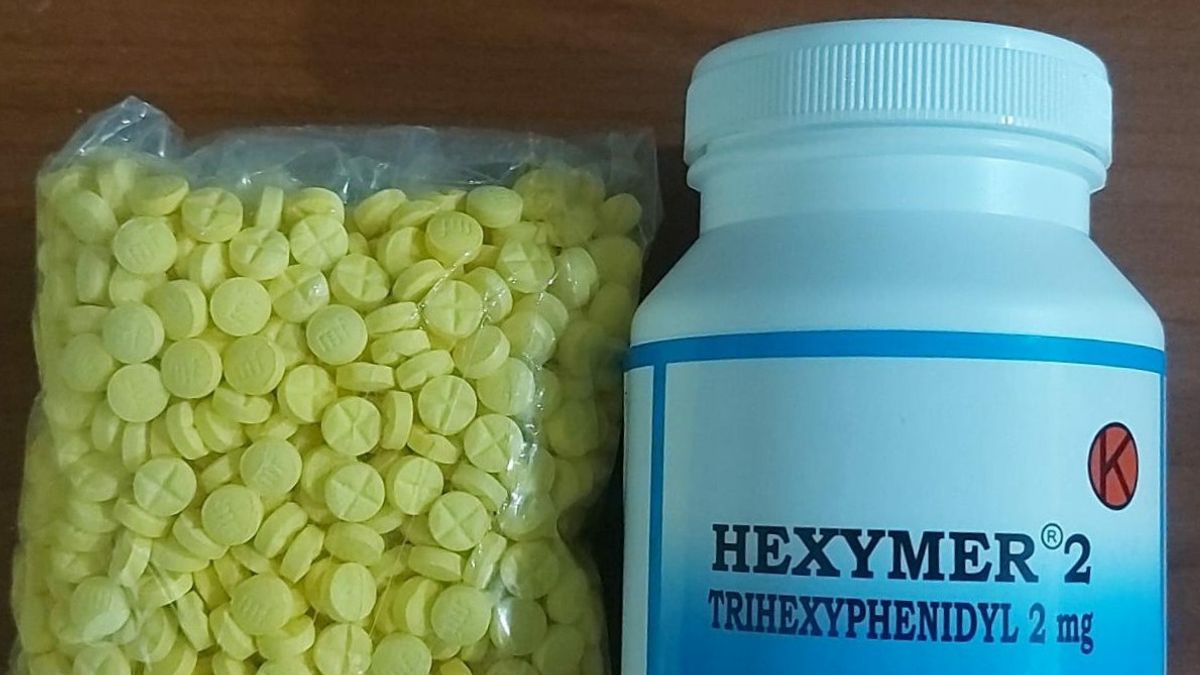 Police Arrested One City Of Hexymer Pills And Amanj] Kan 1000 Items Of Evidence
