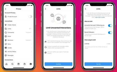 Instagram Resmi Luncurkan Fitur Halau Rasisme dan Kata Kasar di Platformnya dengan Fitur Limits