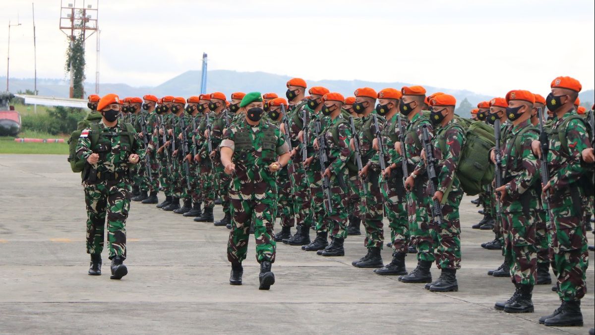 Commander Of The XVII/Cenderawasih Military Command Releases The Kopasgat Task Force