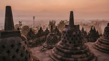 Le Parc Touristique Du Temple De Borobudur Fermé Conformément à La Mise En œuvre De Ppkm Mikro à Magelang