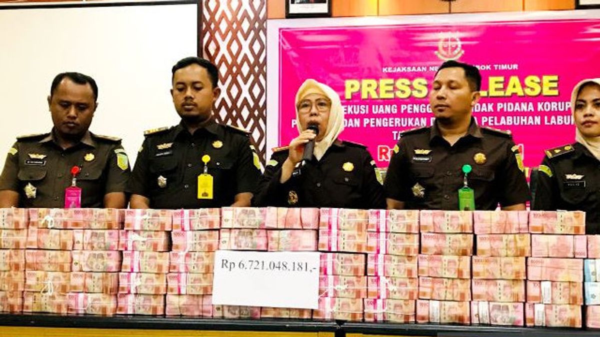 Prosecutors Execute Money In Lieu Of The NTB Pool Corruption Case Rp6.7 Billion