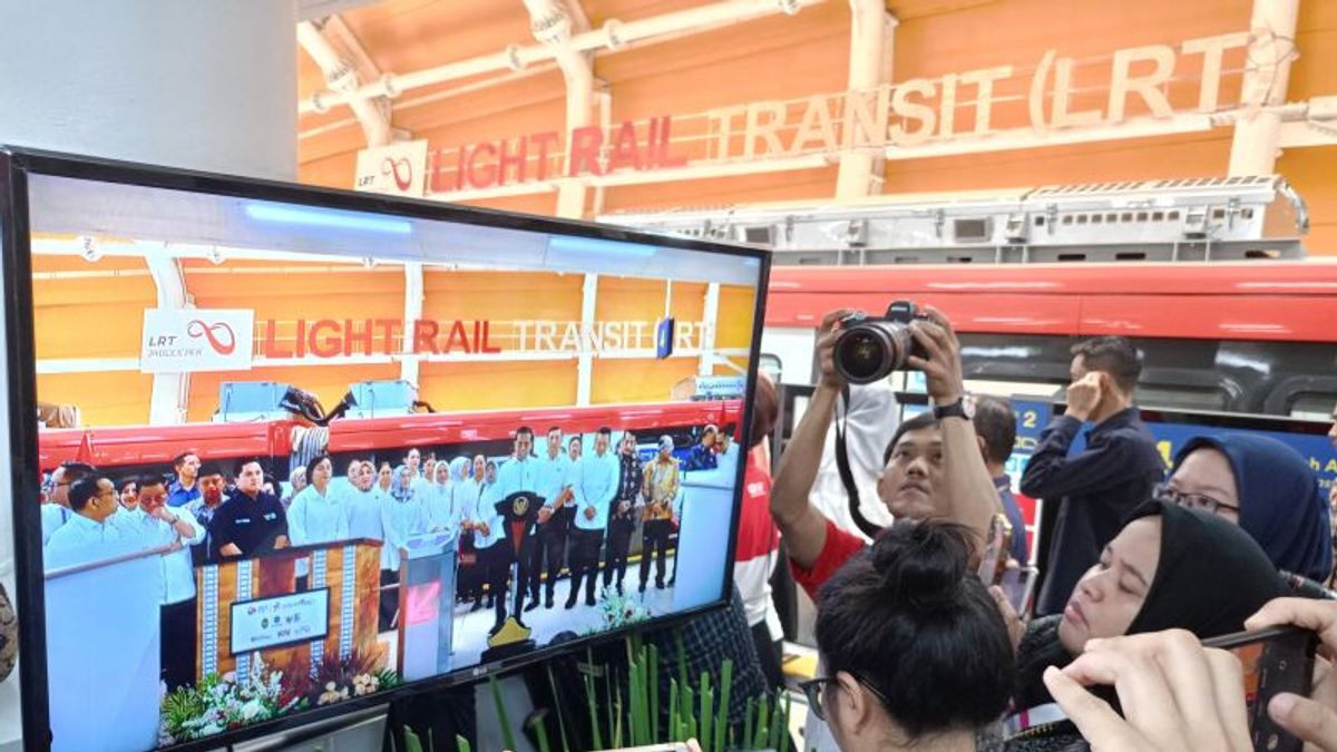 President Jokowi Inaugurates LRT Jabodebek Worth IDR 32.6 Trillion