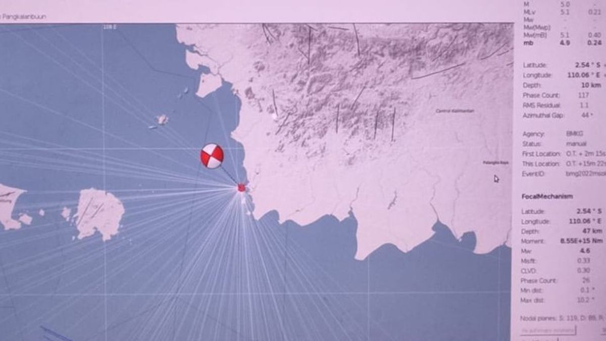 Guncangan Gempa M 4,9 di Kendawangan Kalbar, Terasa Kuat Sampai ke Beberapa Daerah