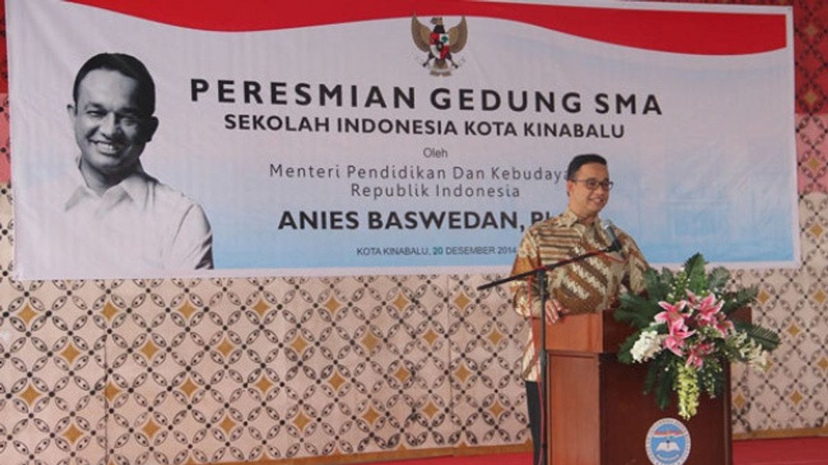 Anies Baswedan Inaugurates Indonesian School In Kinabalu Malaysia In Memory Of Today, December 20, 2014