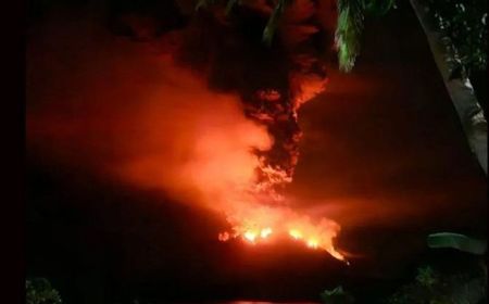 Badan Geologi Catat Gunung Ruang Sulut Erupsi Eksplosif Beberapa Kali