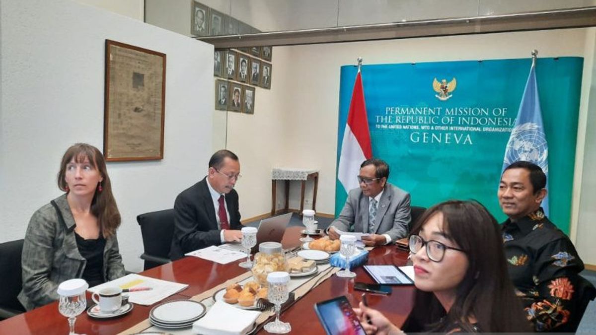 Mahfud MD Explains Human Rights Protection In Indonesia At The Human Rights Council Meeting