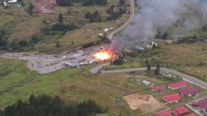KKB Kembali Tebar Teror, Bakar Bangunan PT MTT di Kabupaten Puncak