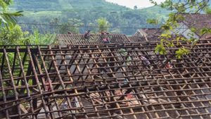 83 Rumah di Ciamis Rusak Akibat Hujan Deras Disertai Angin Kencang