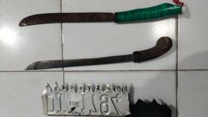 Parang And Golok Comb Rakitan Arrested By Police From 2 Students Who Want To Brawl In Kendari