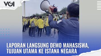 VIDEO: Laporan Langsung Demo Mahasiswa, Tujuan Utama ke Istana Negara