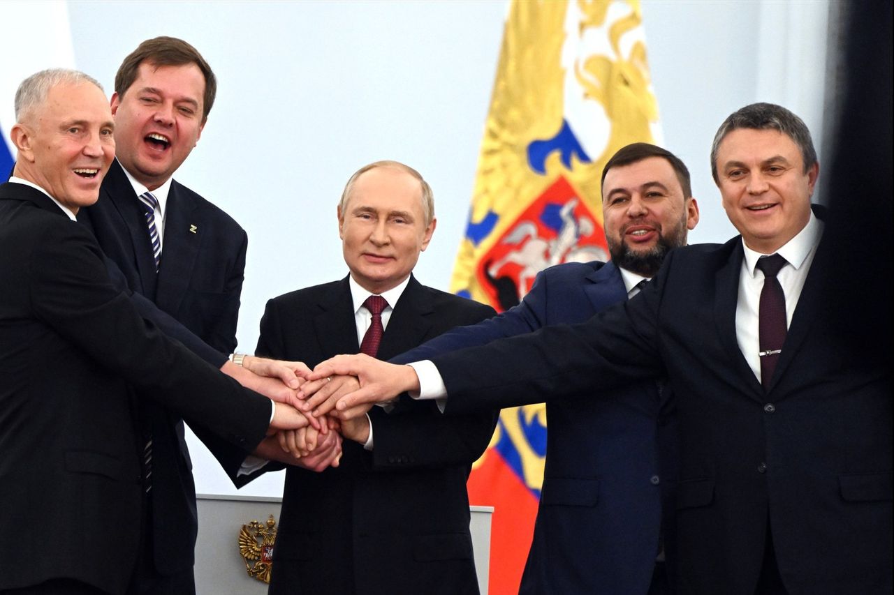 ウクライナの4つの地域の併合を発表、ロシアのウラジーミル・プーチン大統領:これは何百万人もの意志です