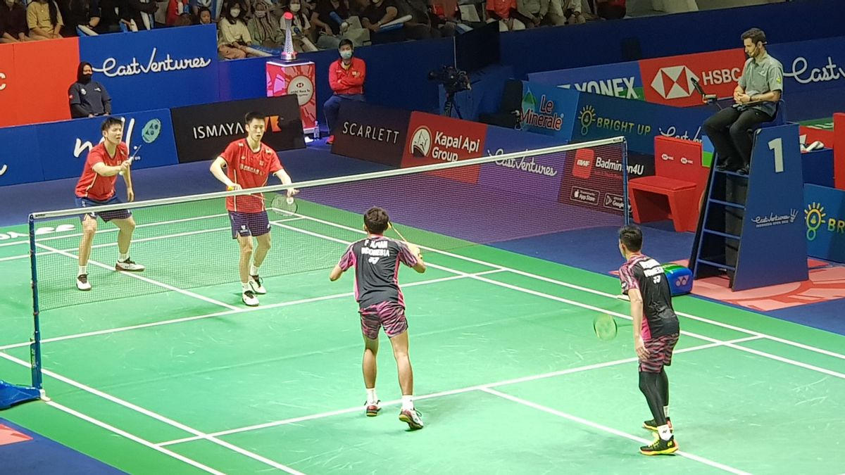 Fajar/Rian Lose, Red And White Representatives At The 2022 Indonesia Open