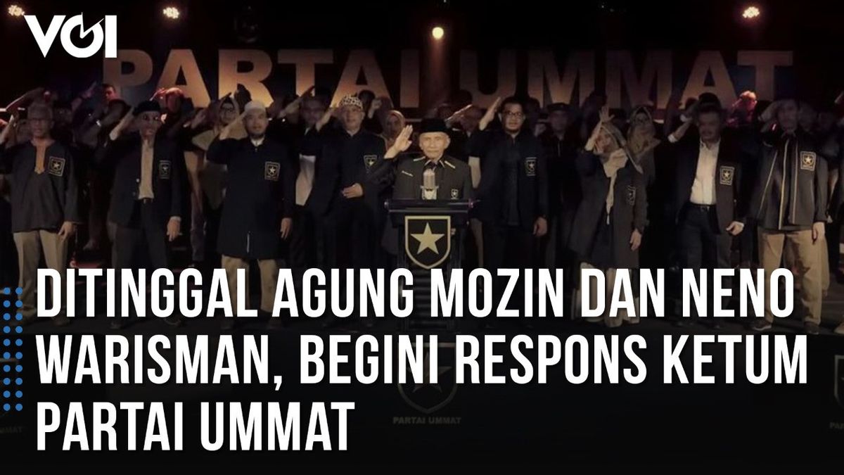 VIDEO: Partai Ummat Anggap Urusan Sepele Ditinggal Agung Mozin, Neno Warisman
