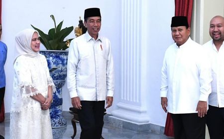 Lebaran Kedua, Prabowo Ditemani Didit Temui Jokowi di Istana