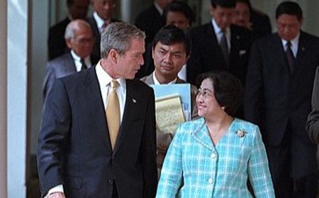 Pertemuan Megawati Soekarnoputri dan George Walker Bush di Amerika Serikat, 19 September 2001: Membahas Soal Perang Lawan