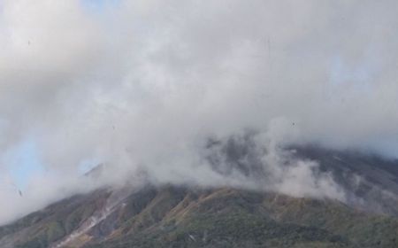 Luncuran Lava Gunung Karangetang Sulut Berpotensi Berdampak ke 3 Permukiman Warga