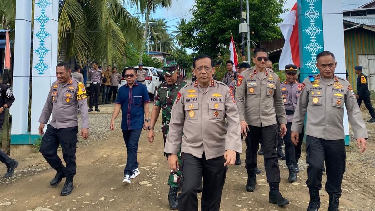 Accompanying The Kapolda, Deputy Chief Of Police Of Kaltara Monitors The Preparation Of Social And Security Service On The Outermost Island